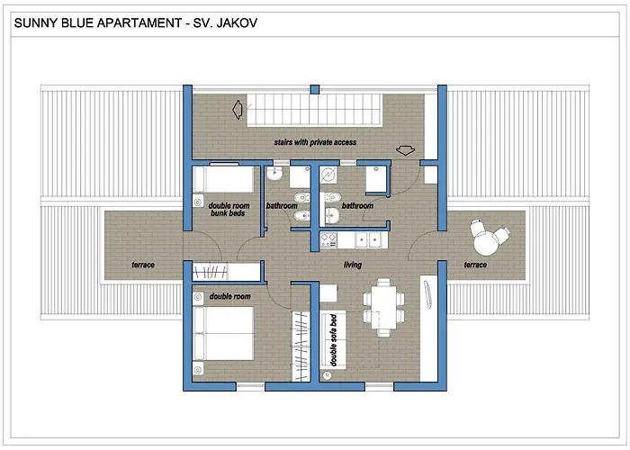 Sunny Blue Διαμέρισμα Nerezine